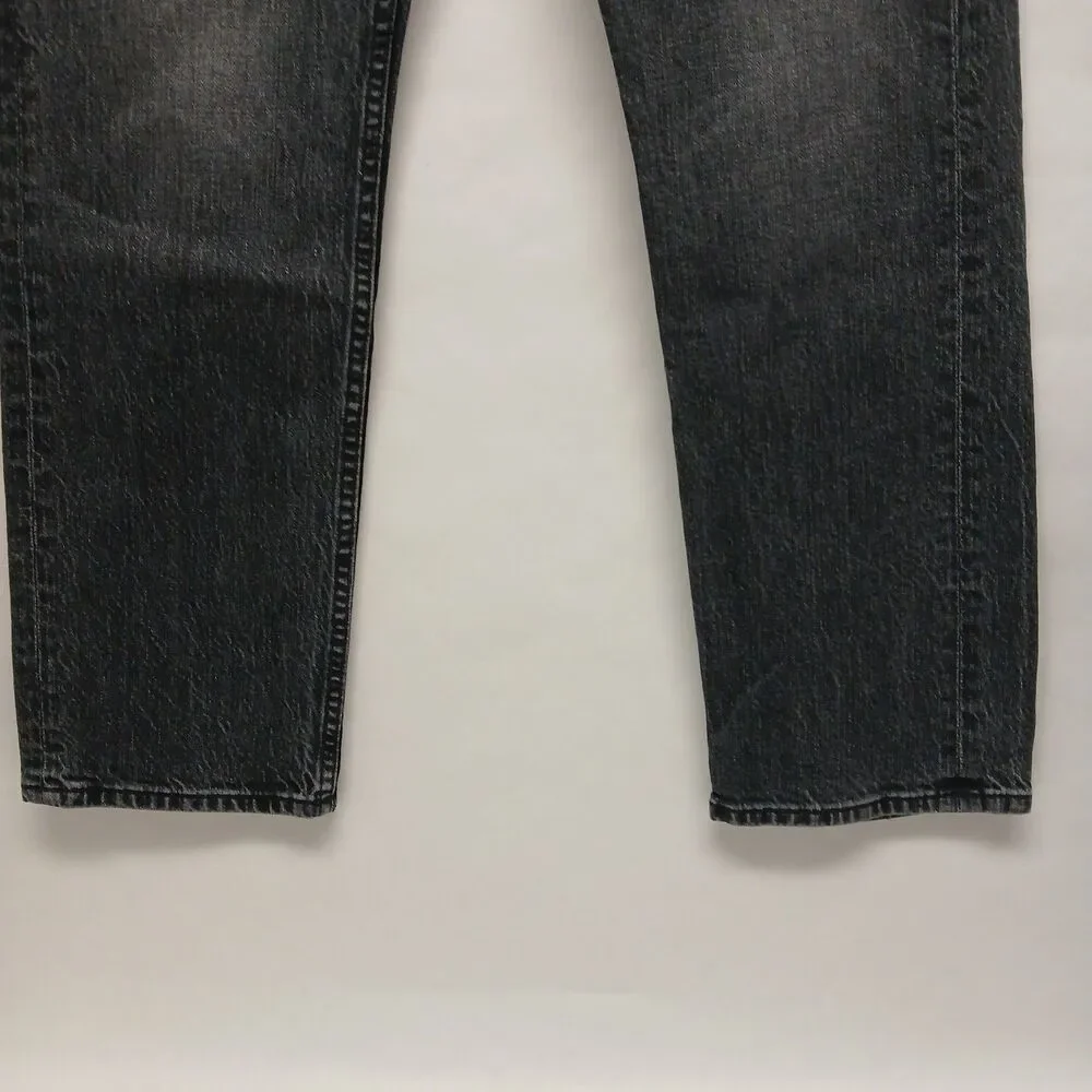 MOTHER Superior The Tomcat Ankle Jeans Wash on The Fly Black High Rise Size 27